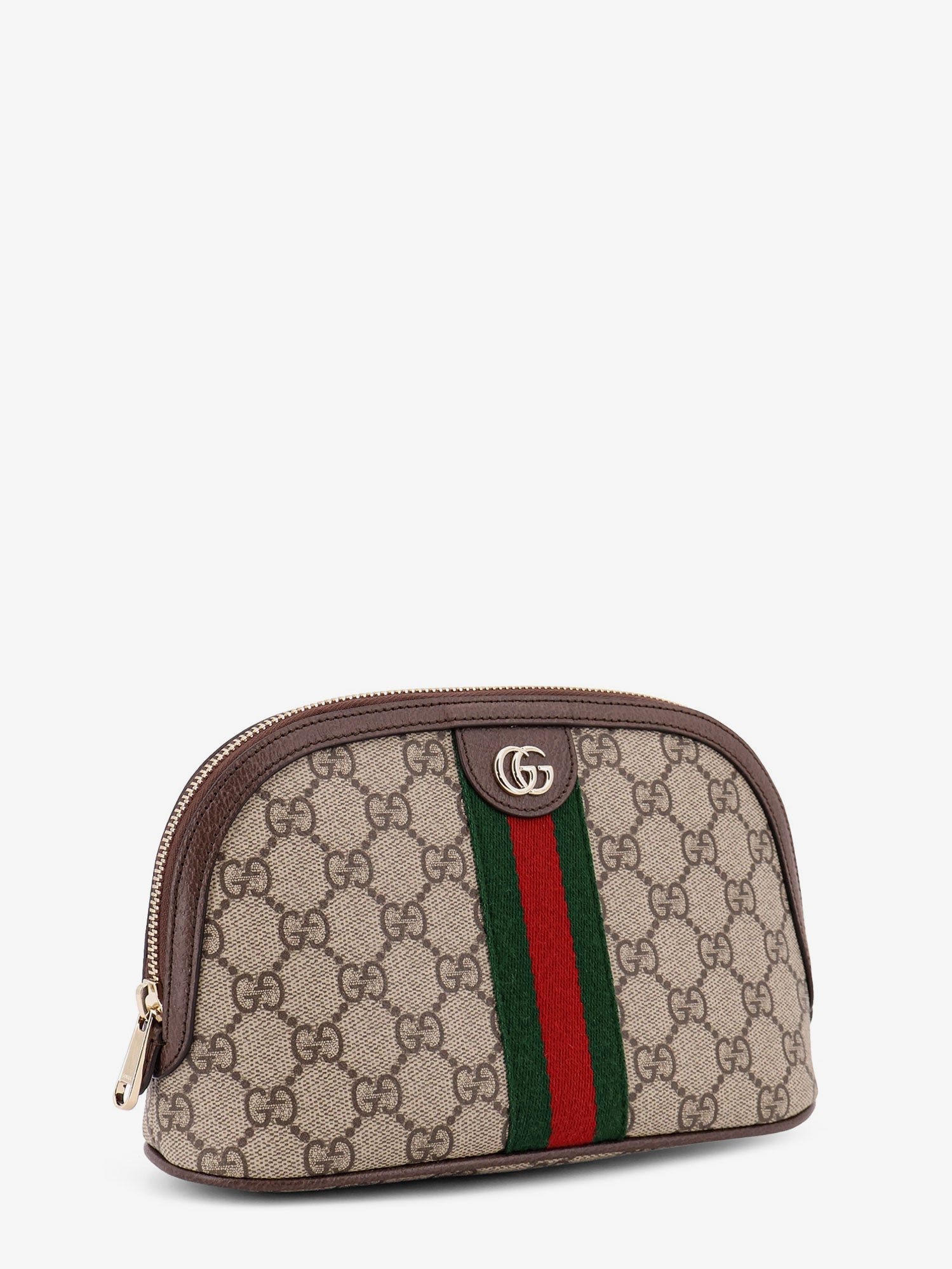 Gucci Women Coated Canvas Beauty Case With Gg Motif