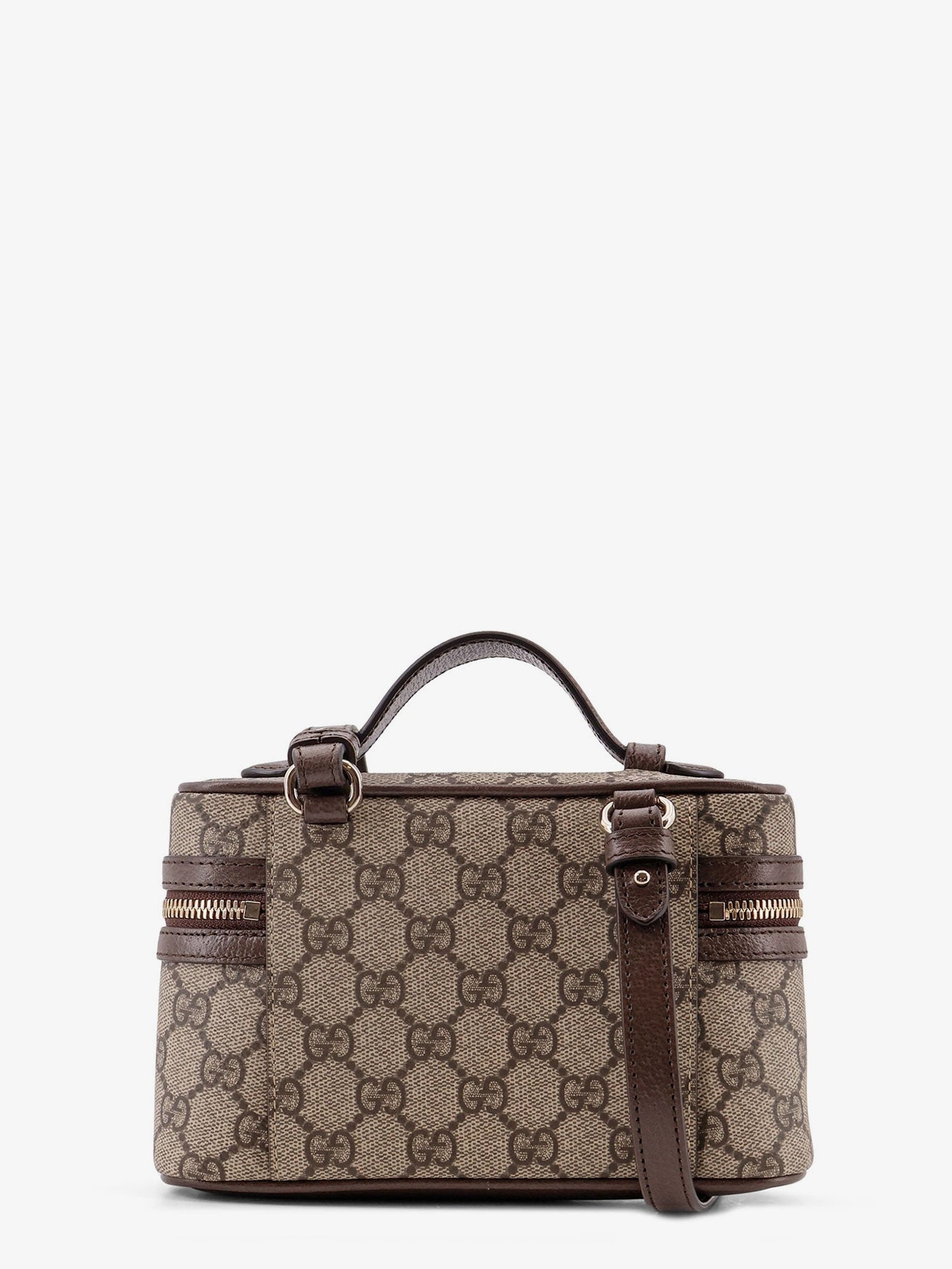 Gucci Women Gg Monogram Fabric Ophidia Vanity Crossbody Bag