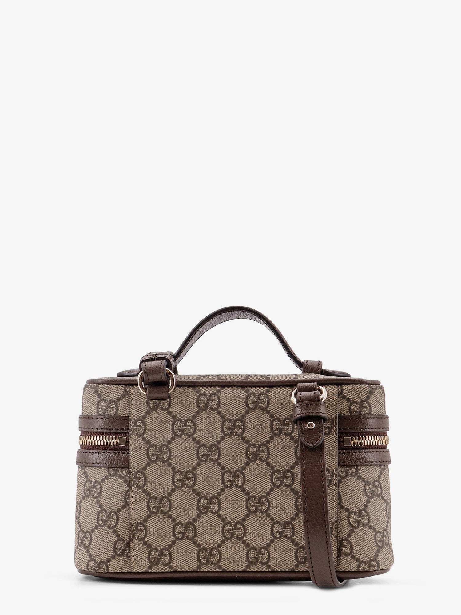 Gucci Women Gg Monogram Fabric Ophidia Vanity Crossbody Bag