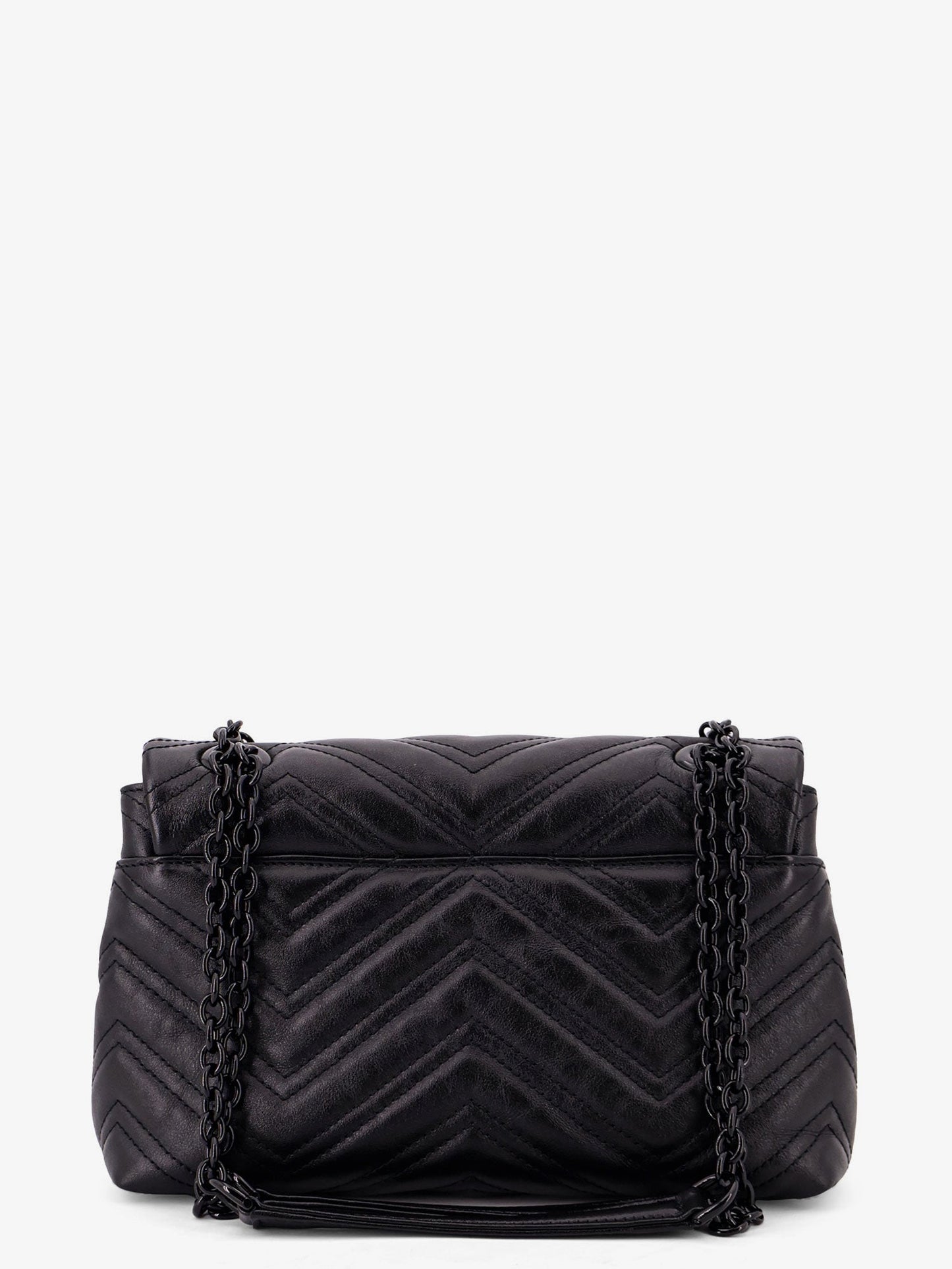 Gucci Women Matelasse Leather Gg Marmont Crossbody Bag