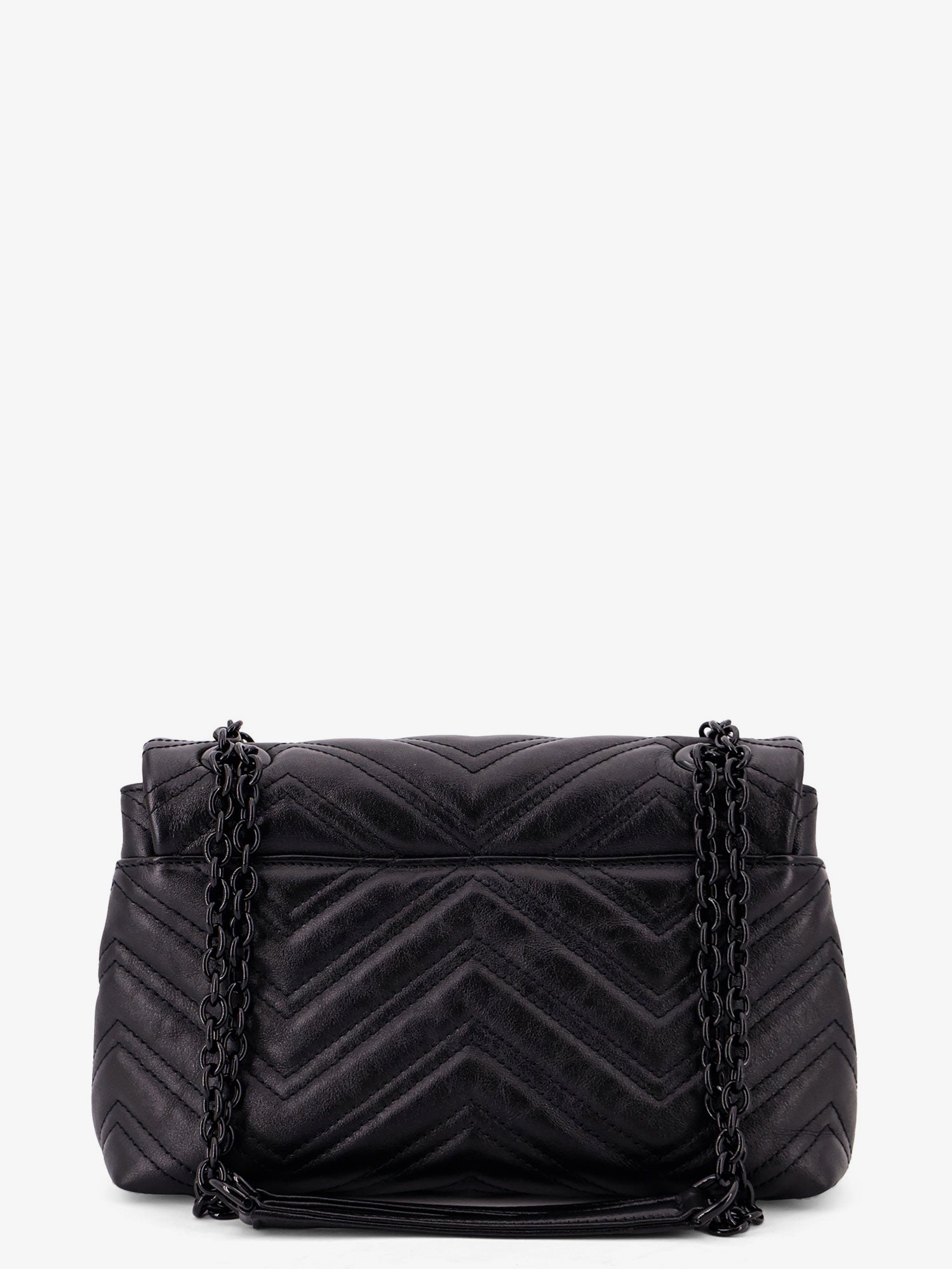 Gucci Women Matelasse Leather Gg Marmont Crossbody Bag