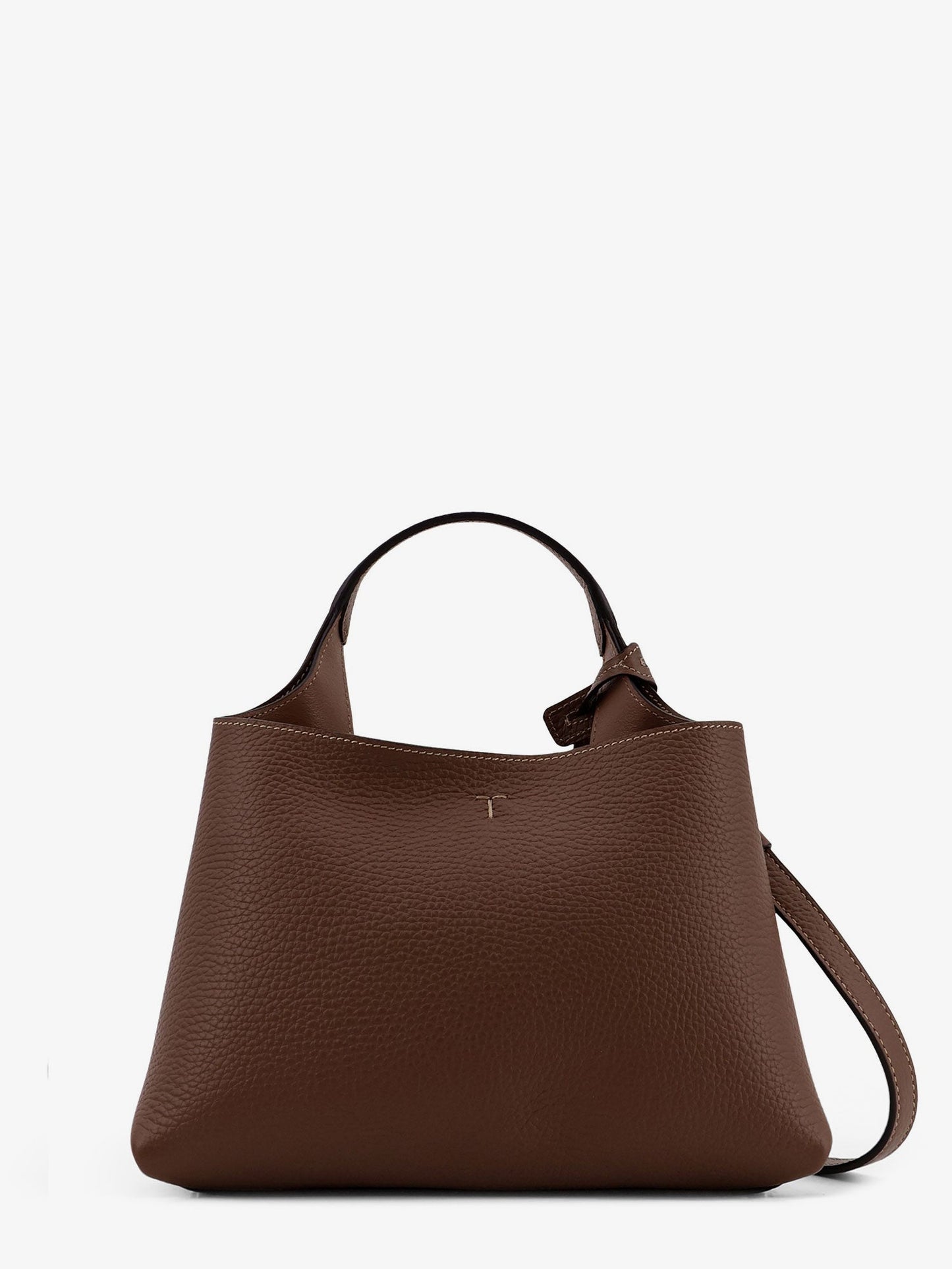 Tod's Women Leather Crossbody Bag With Metal T-Timeless Logo