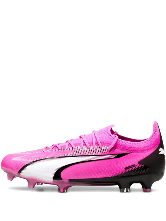 Puma Ultra Ultimate Fg Cleats Pink White Black Sneakers