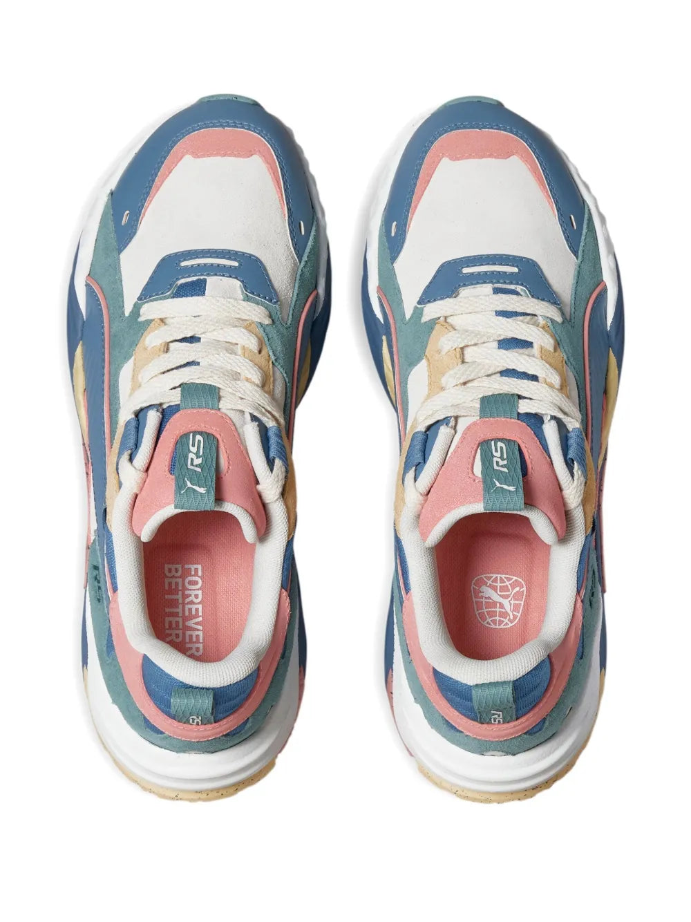 Puma Rs-Trck Vapor Grey/Deep Dive/Hibiscus Flower Sneakers