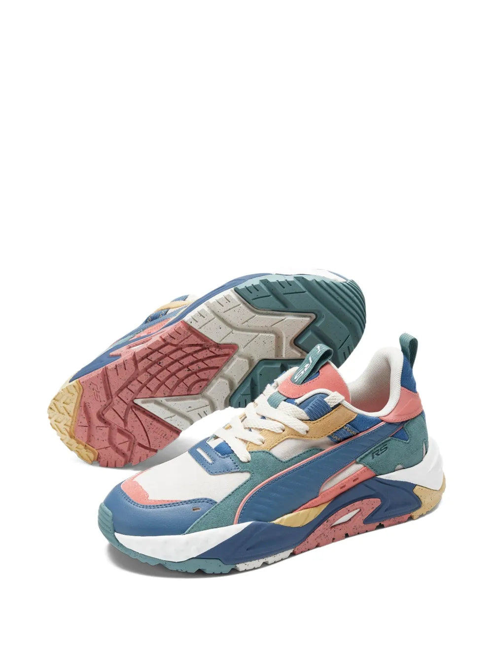 Puma Rs-Trck Vapor Grey/Deep Dive/Hibiscus Flower Sneakers