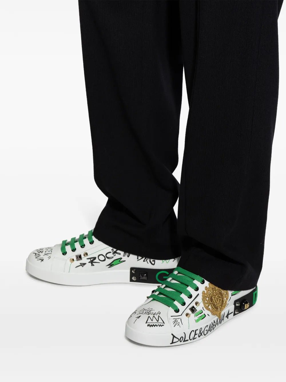 Dolce & Gabbana Logo-Patch Sneakers