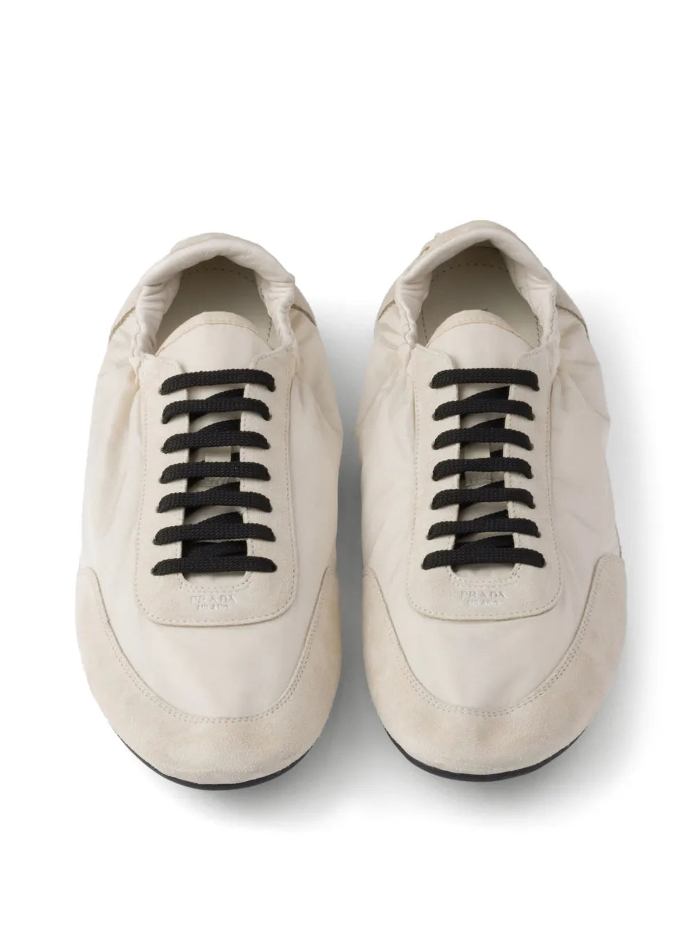 Prada Collapse Re-Nylon Suede Sneakers