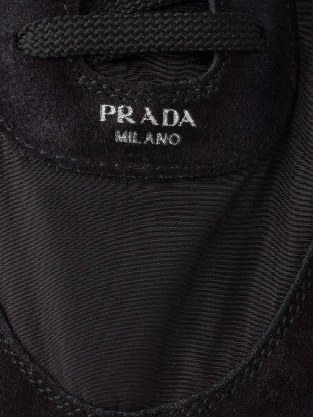 Prada Collapse Re-Nylon Suede Sneakers