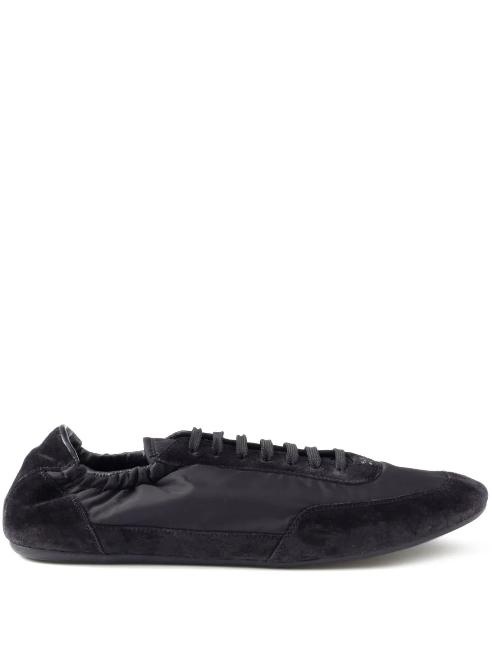Prada Collapse Re-Nylon Suede Sneakers