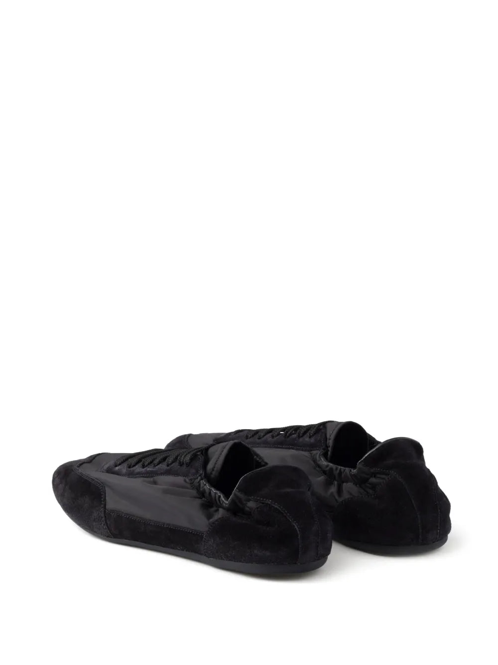 Prada Collapse Re-Nylon Suede Sneakers