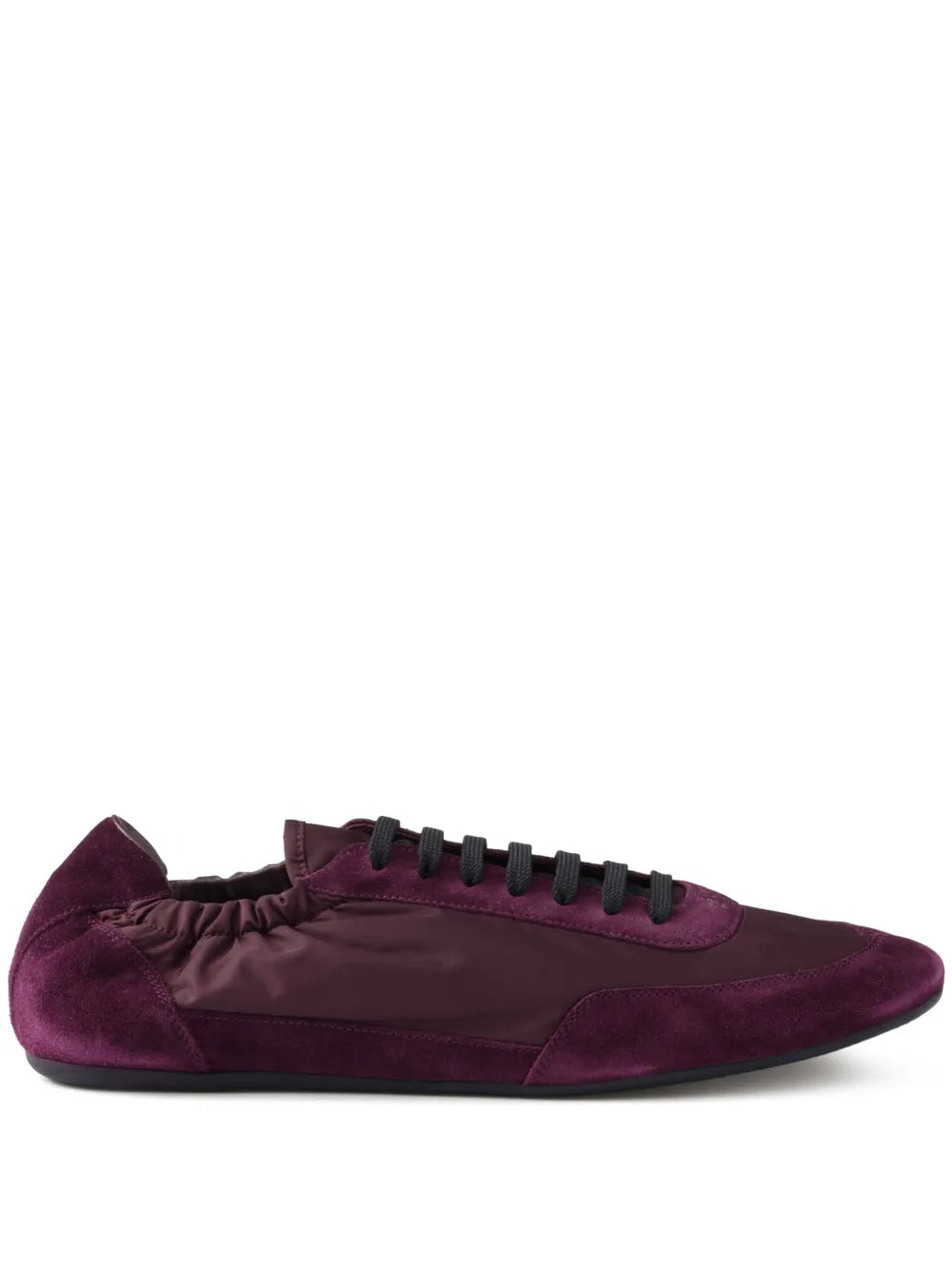 Prada Collapse Re-Nylon Suede Sneakers