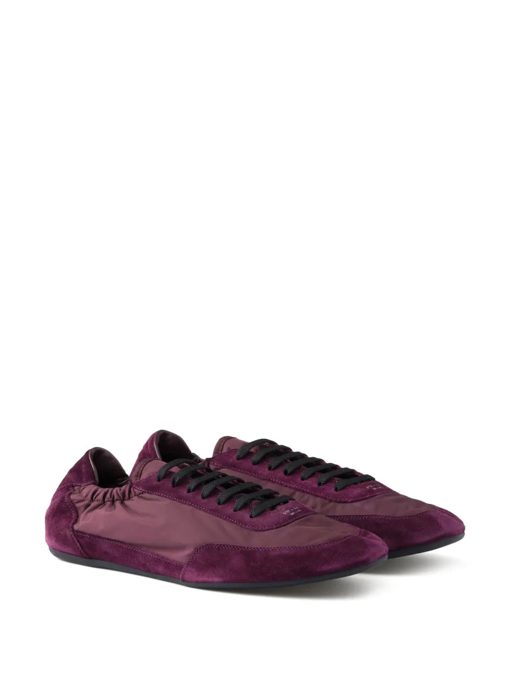 Prada Collapse Re-Nylon Suede Sneakers