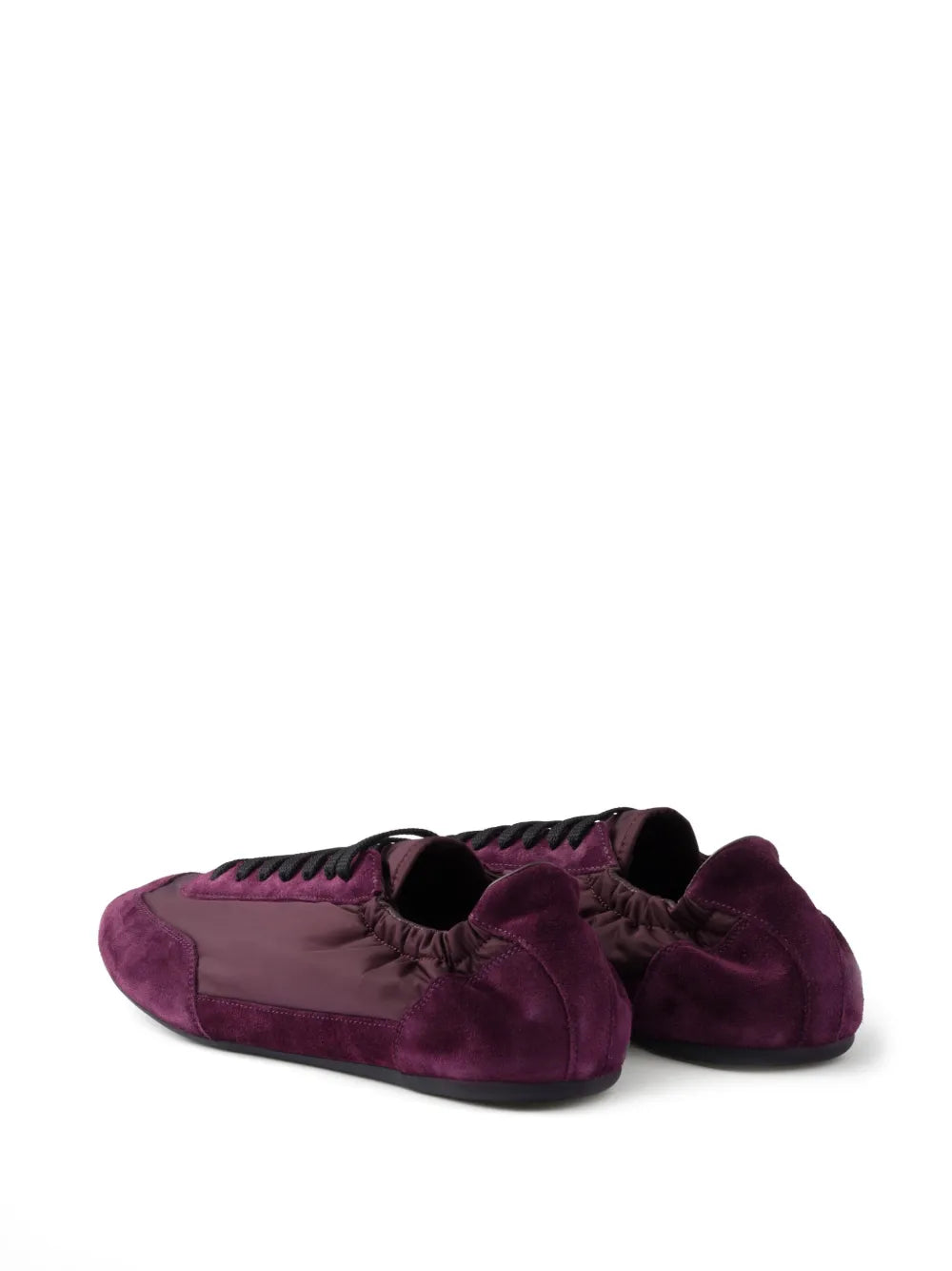 Prada Collapse Re-Nylon Suede Sneakers