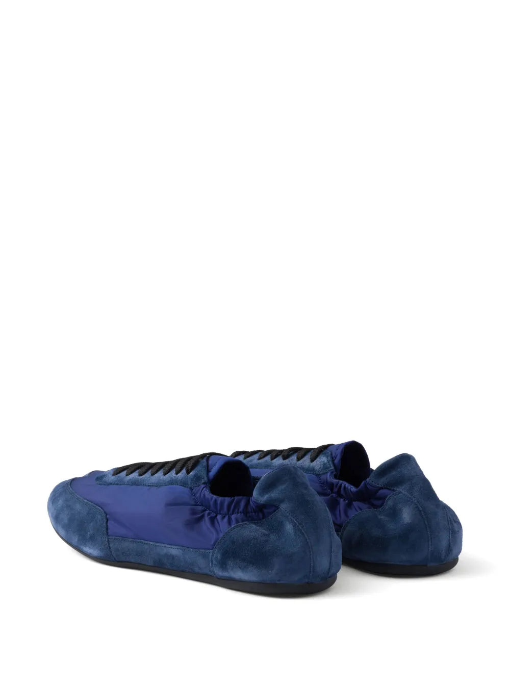 Prada Collapse Re-Nylon Suede Sneakers