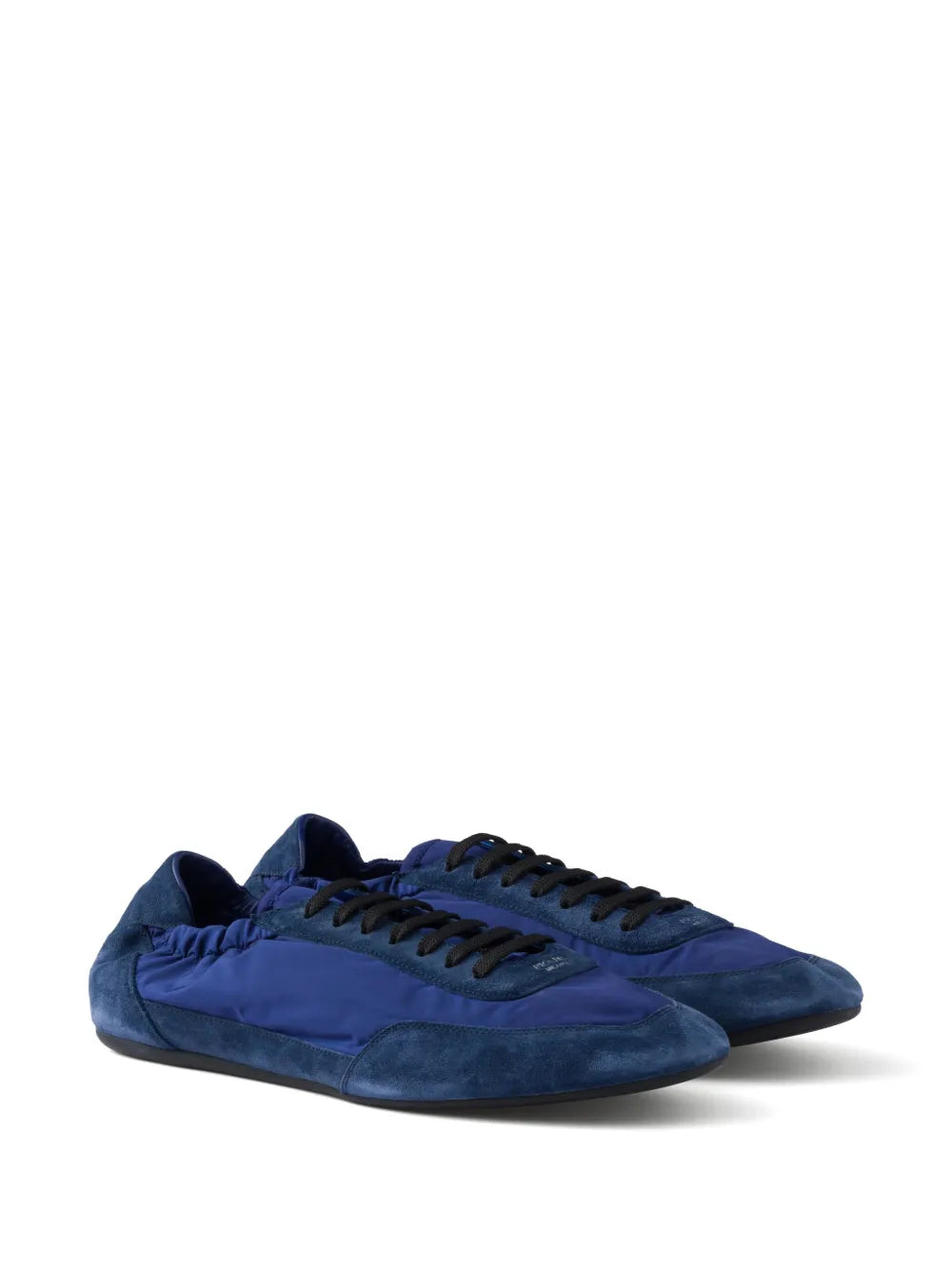 Prada Collapse Re-Nylon Suede Sneakers