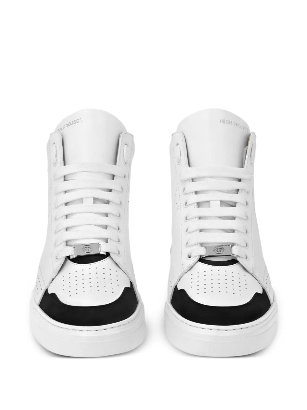 Philipp Plein Hexagon Leather Sneakers