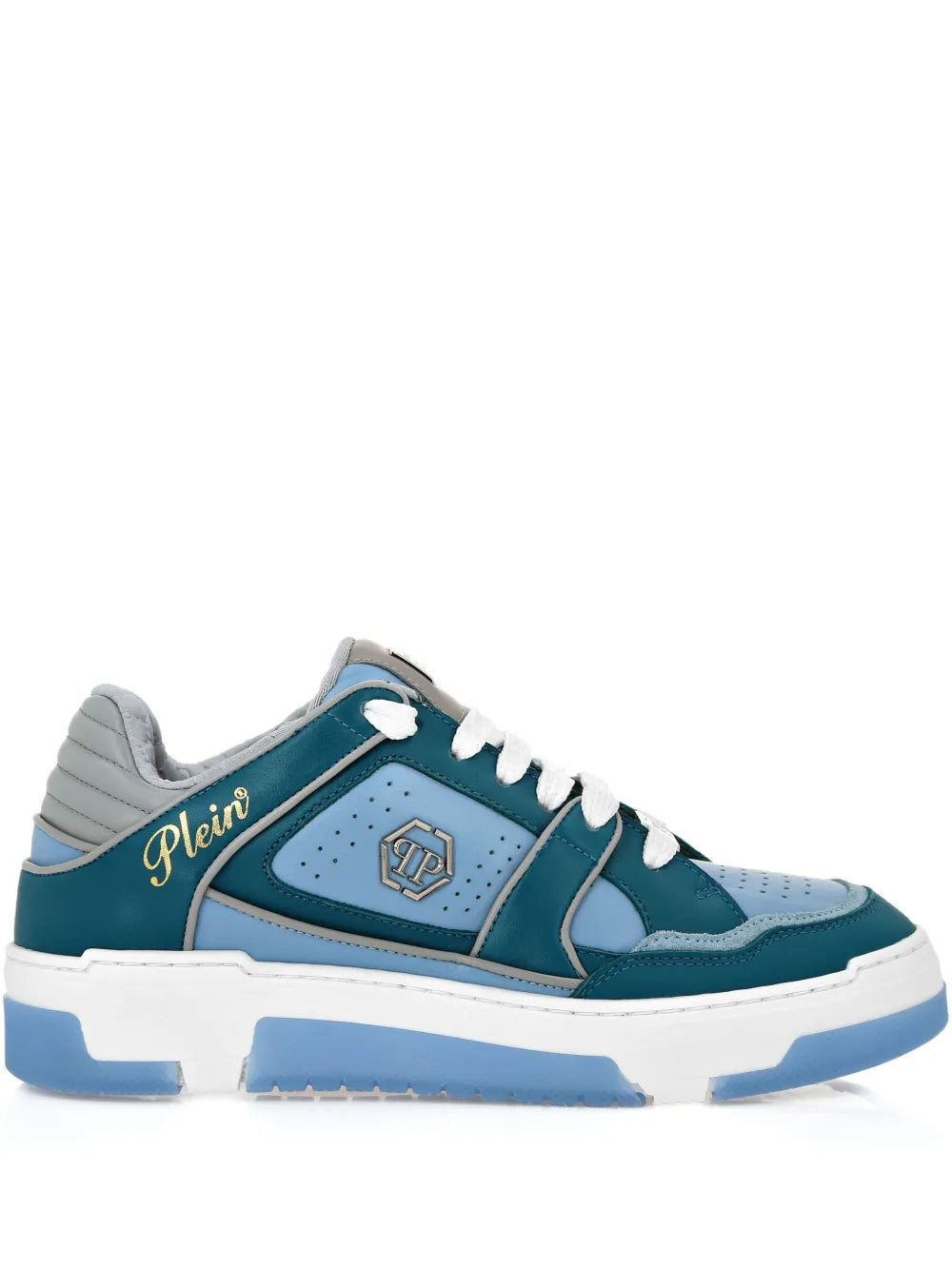 Philipp Plein Leather-Panelled Sneakers