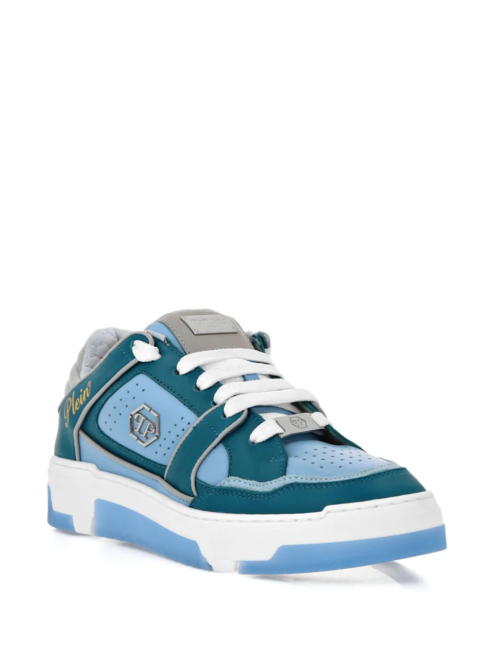Philipp Plein Leather-Panelled Sneakers