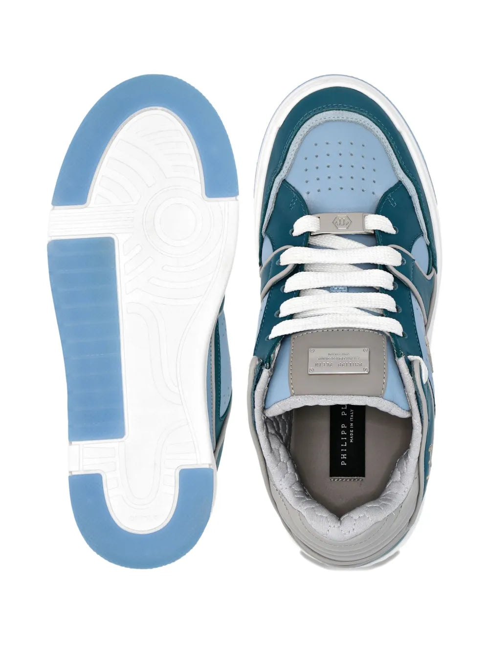 Philipp Plein Leather-Panelled Sneakers