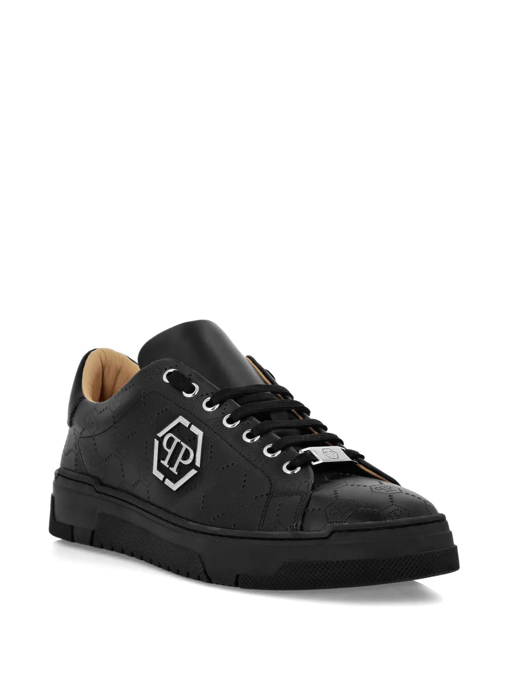 Philipp Plein Monogram-Plaque Sneakers