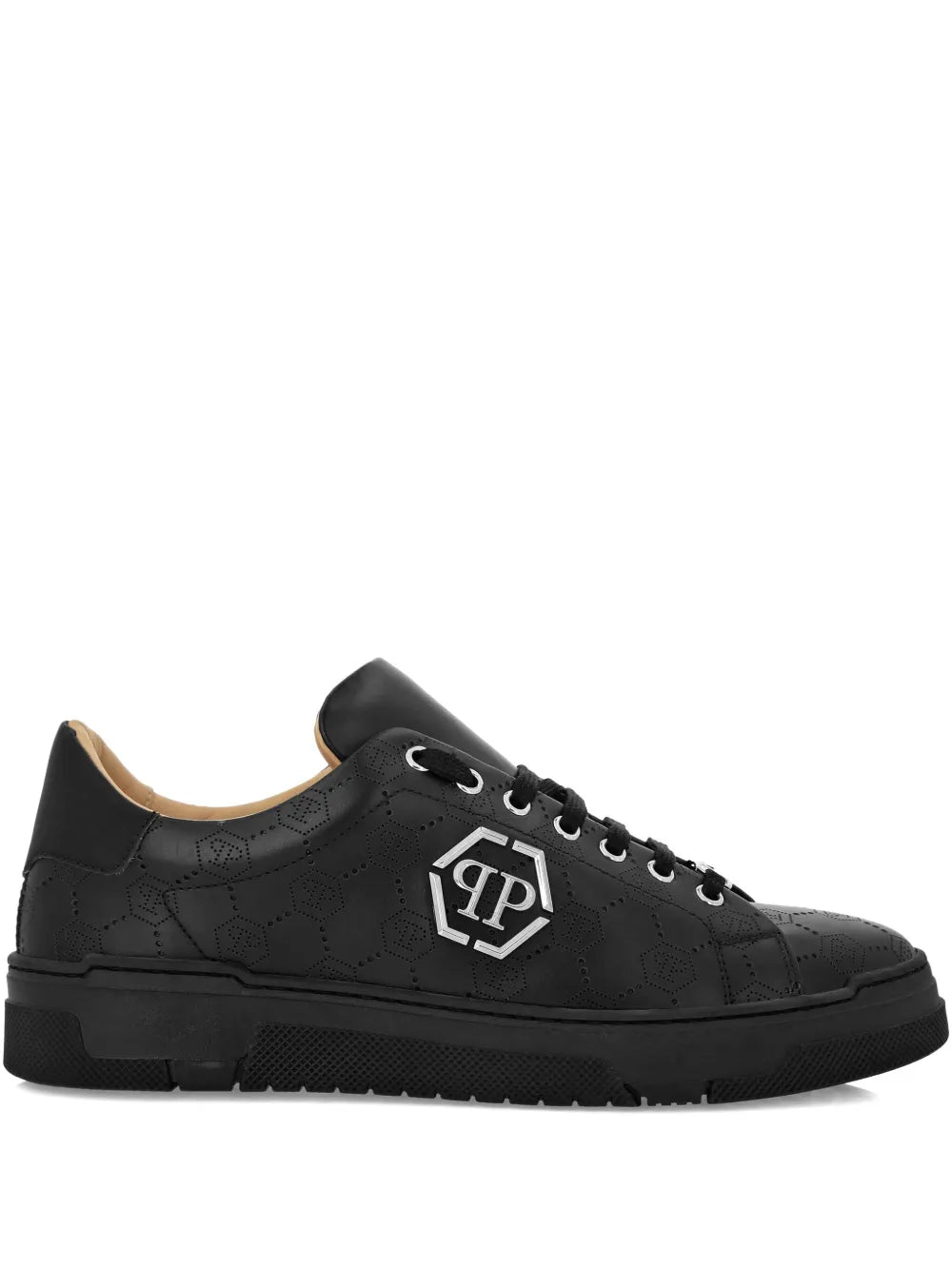 Philipp Plein Monogram-Plaque Sneakers