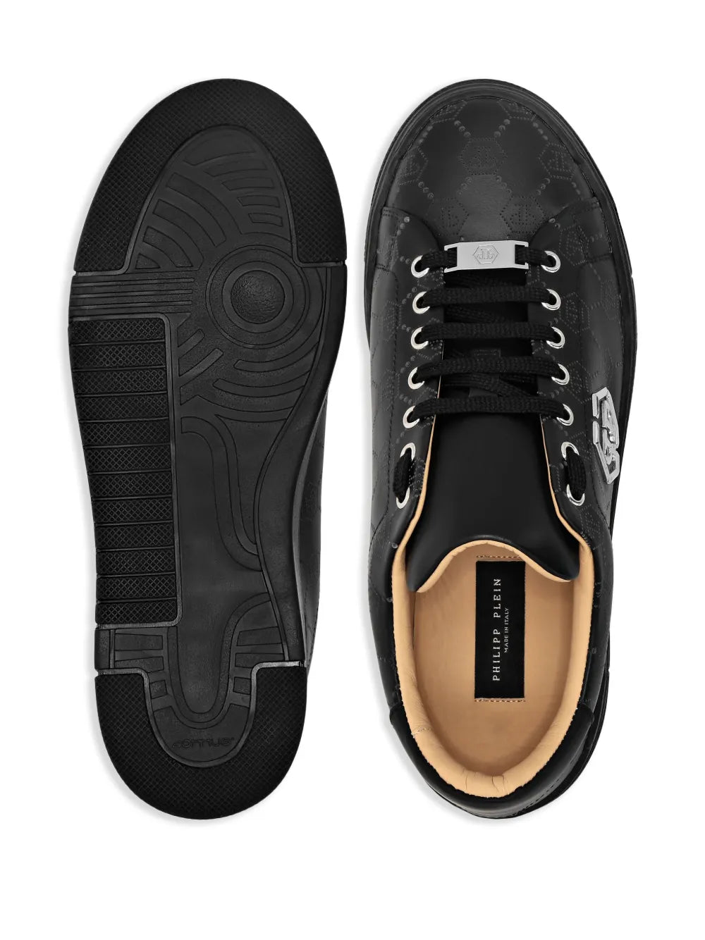 Philipp Plein Monogram-Plaque Sneakers