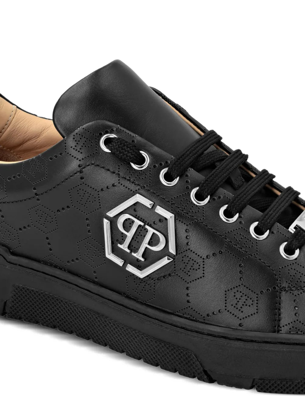 Philipp Plein Monogram-Plaque Sneakers