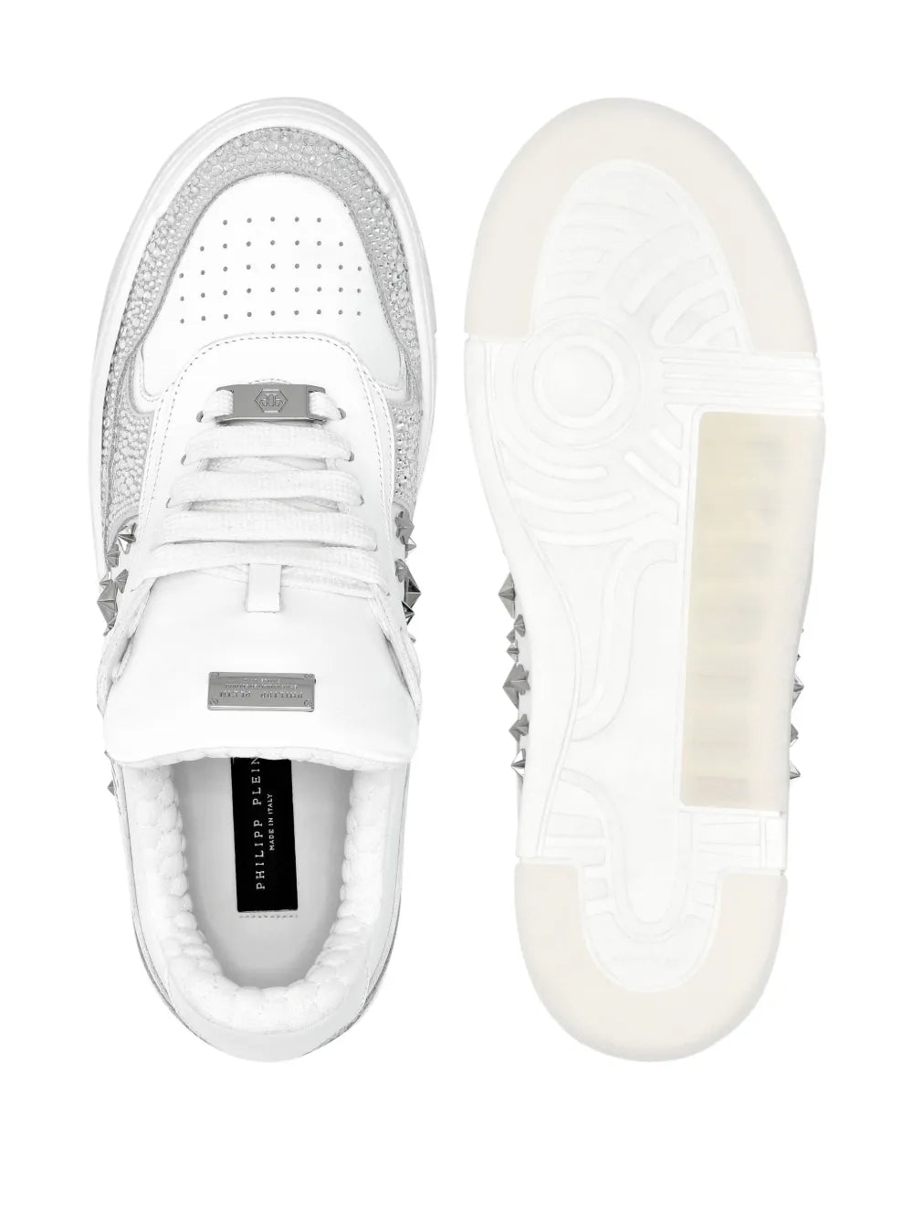 Philipp Plein Stud-Embellished Sneakers