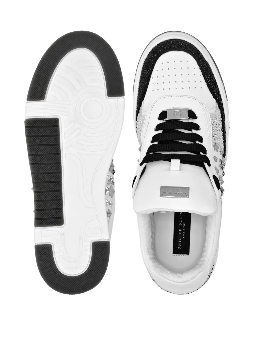 Philipp Plein Studded Leather Sneakers
