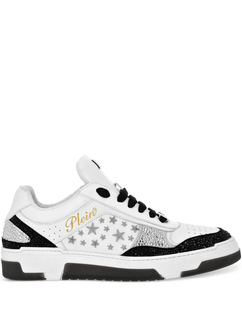Philipp Plein Studded Leather Sneakers