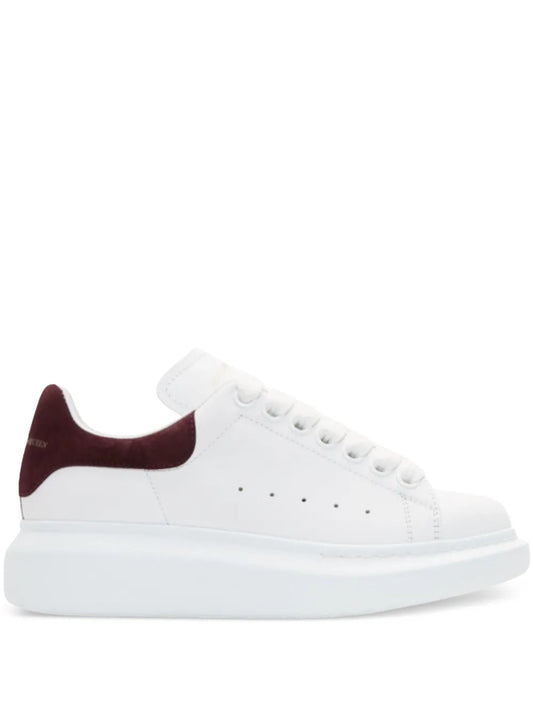 Alexander Mcqueen Oversized White/Burgundy Sneakers