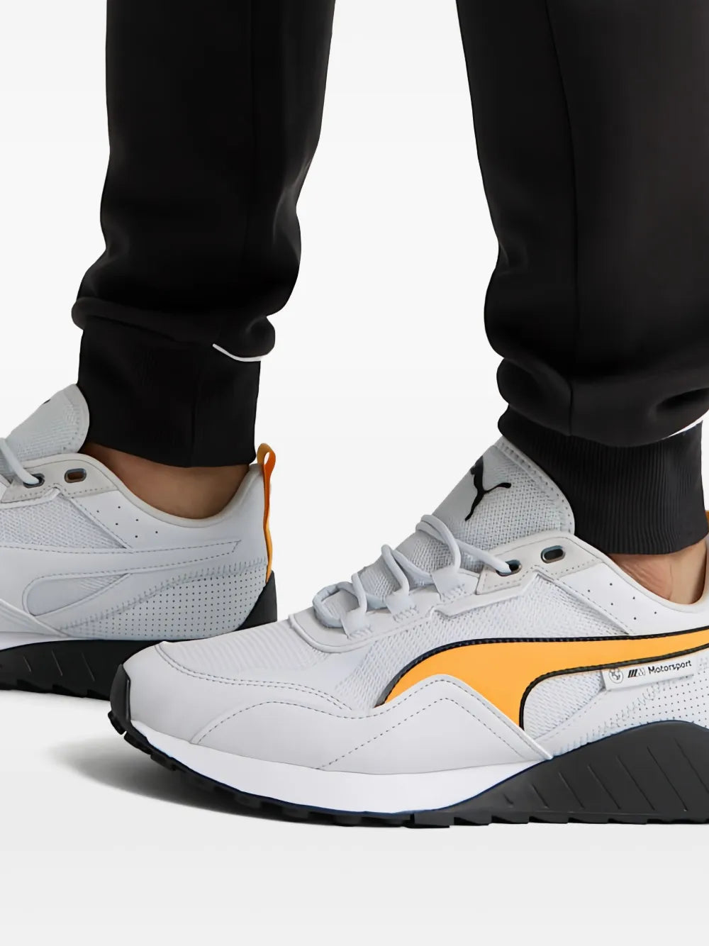 Puma X Bmw Motorsport Speedfusion 2.0 Silver Mist/Tangerine Sneakers