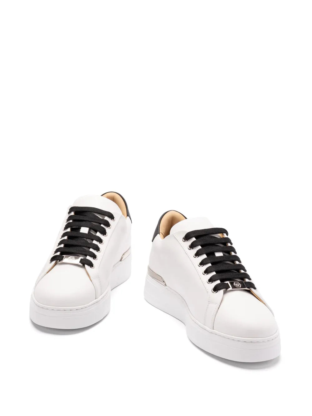 Philipp Plein Embossed Leather Trainers