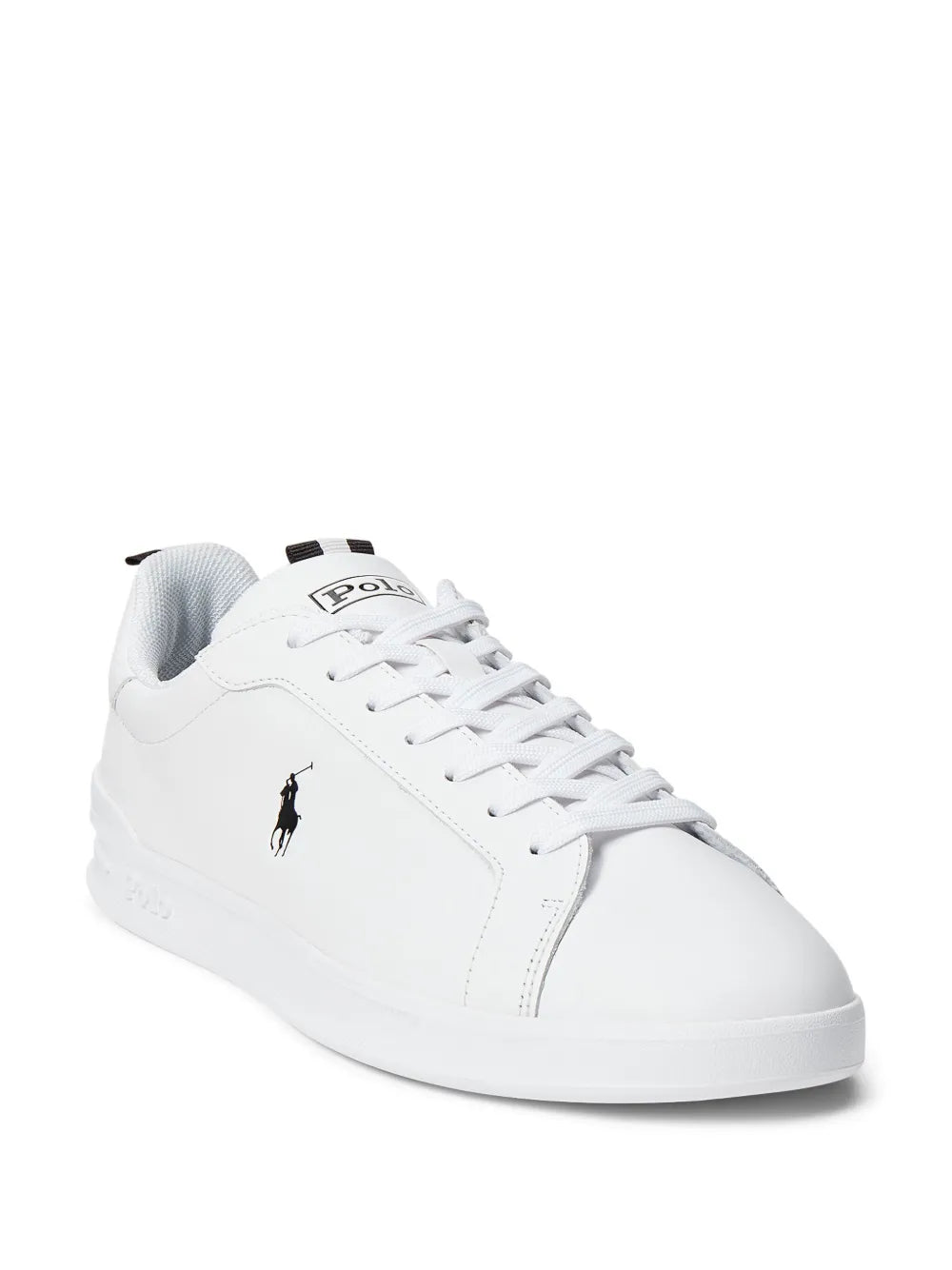 Polo Ralph Lauren Logo-Print Leather Sneakers