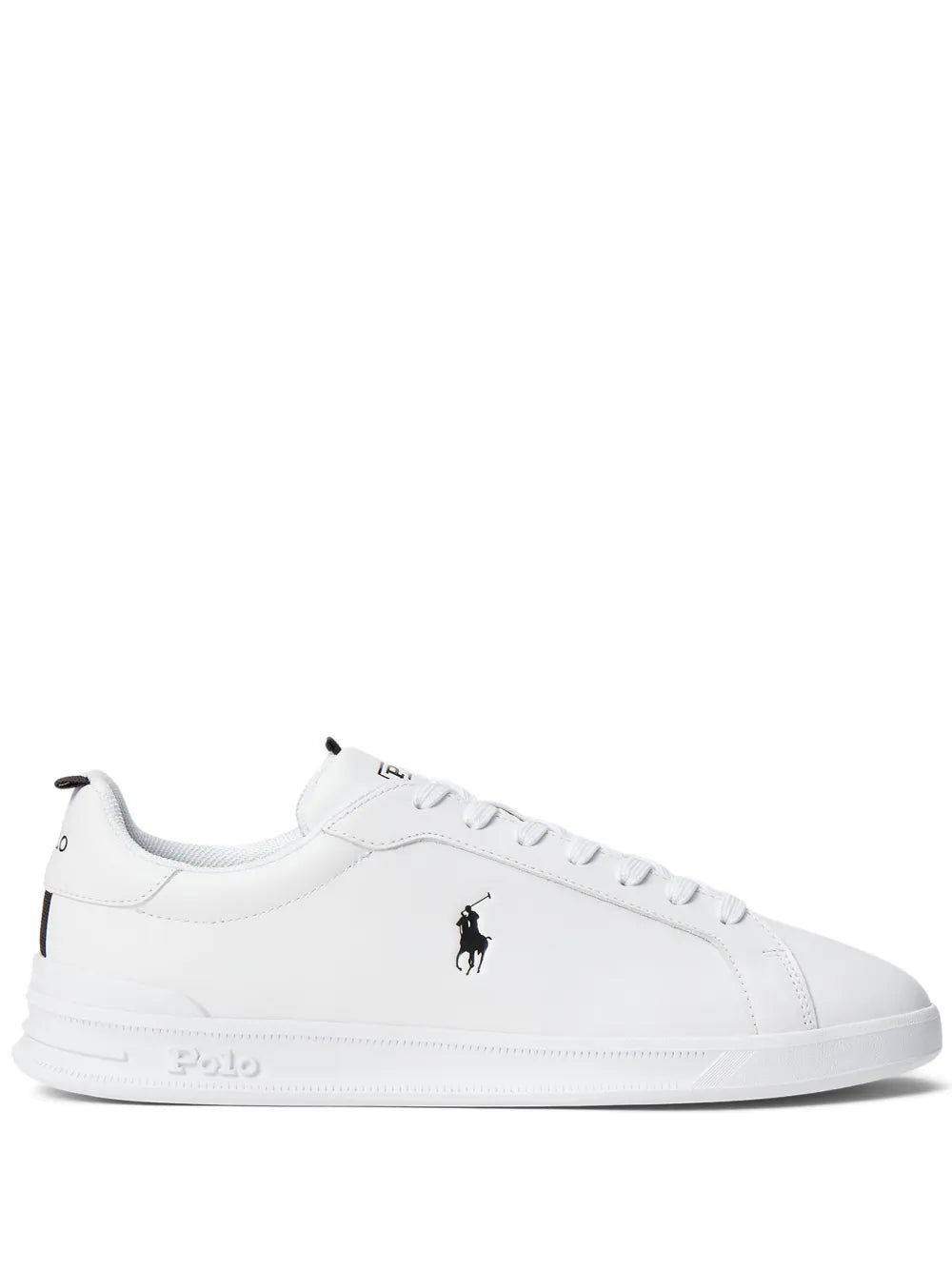 Polo Ralph Lauren Logo-Print Leather Sneakers