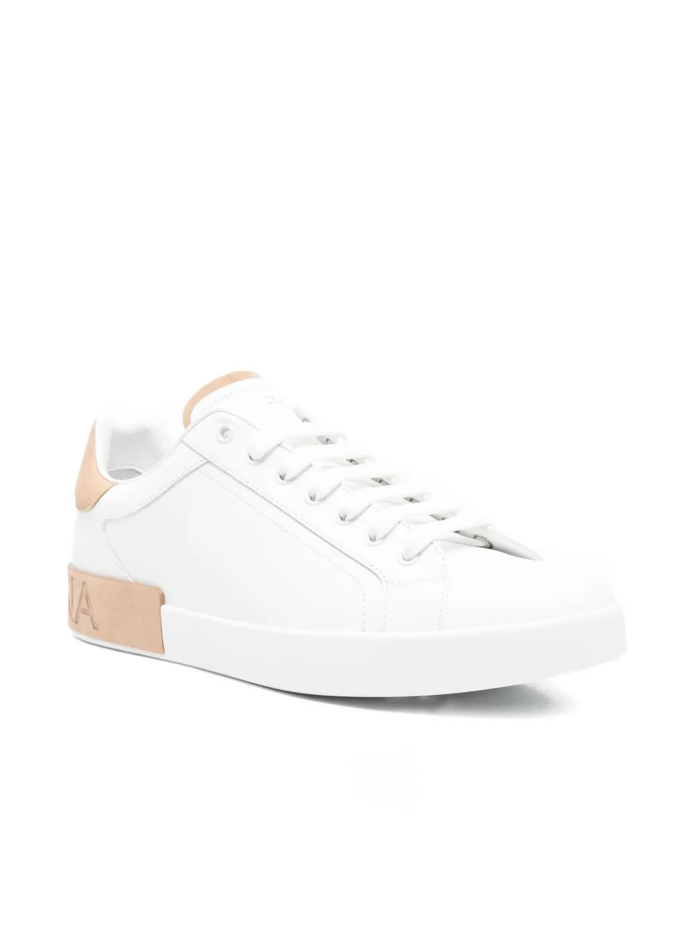 Dolce & Gabbana Portofino Leather Panelled Sneakers