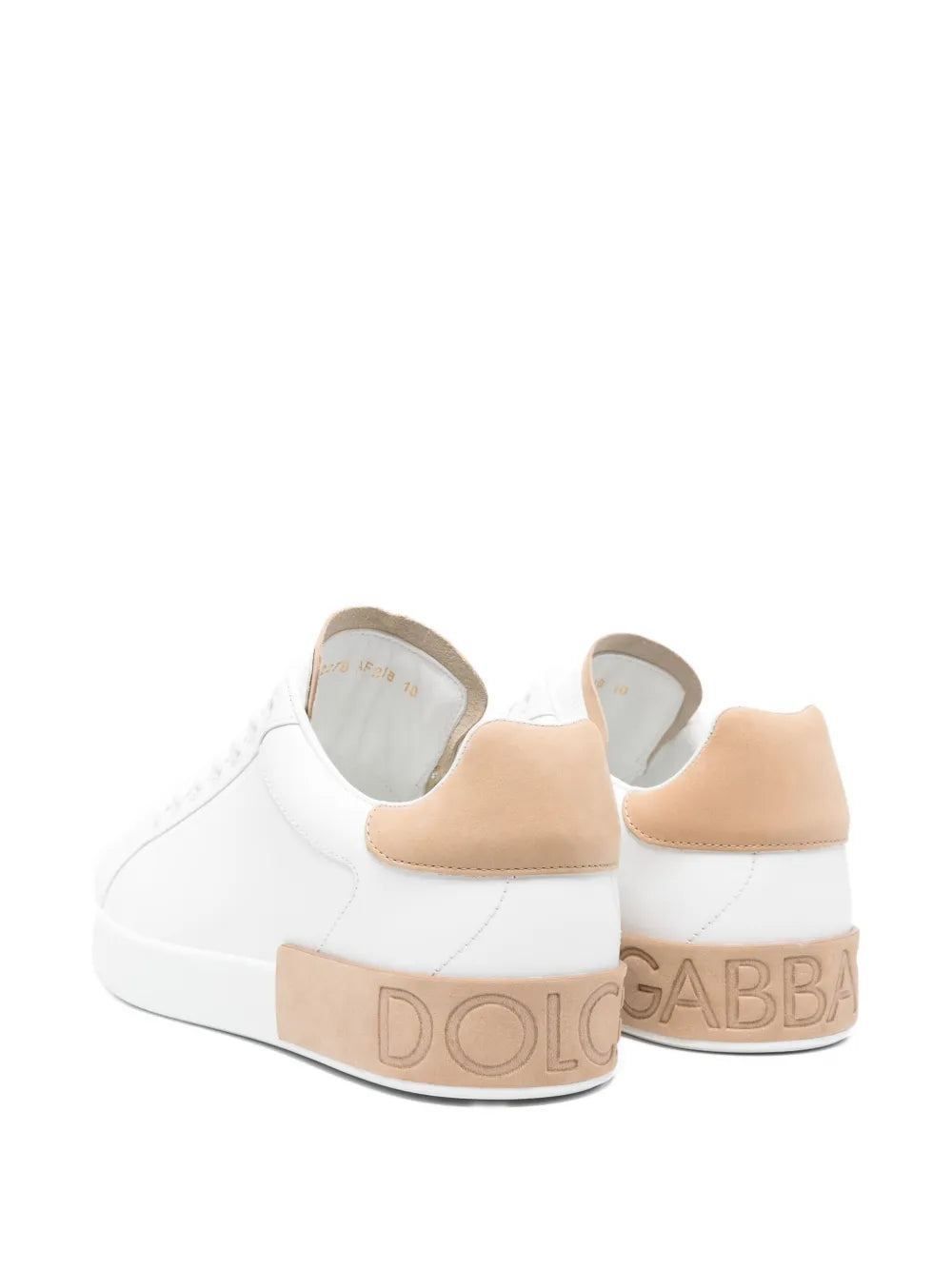 Dolce & Gabbana Portofino Leather Panelled Sneakers