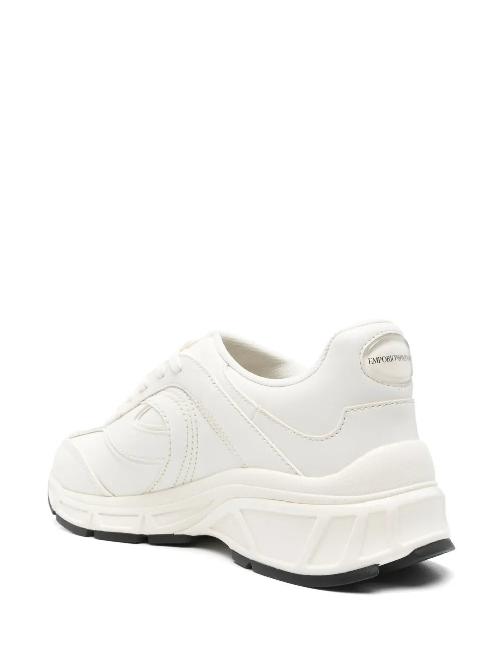 Emporio Armani Rubberised-Logo Sneakers