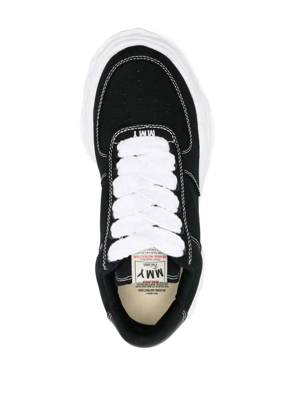 Maison Mihara Yasuhiro Wayne Og Sole Black Sneakers