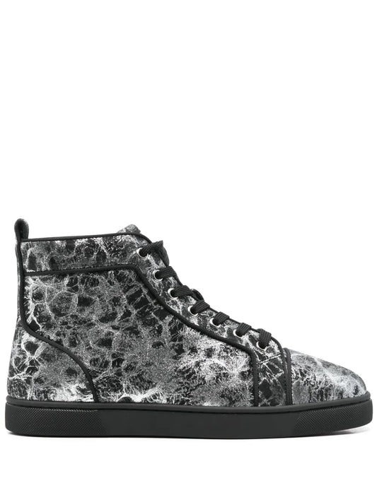 Christian Louboutin Metallic-Effect Sneakers