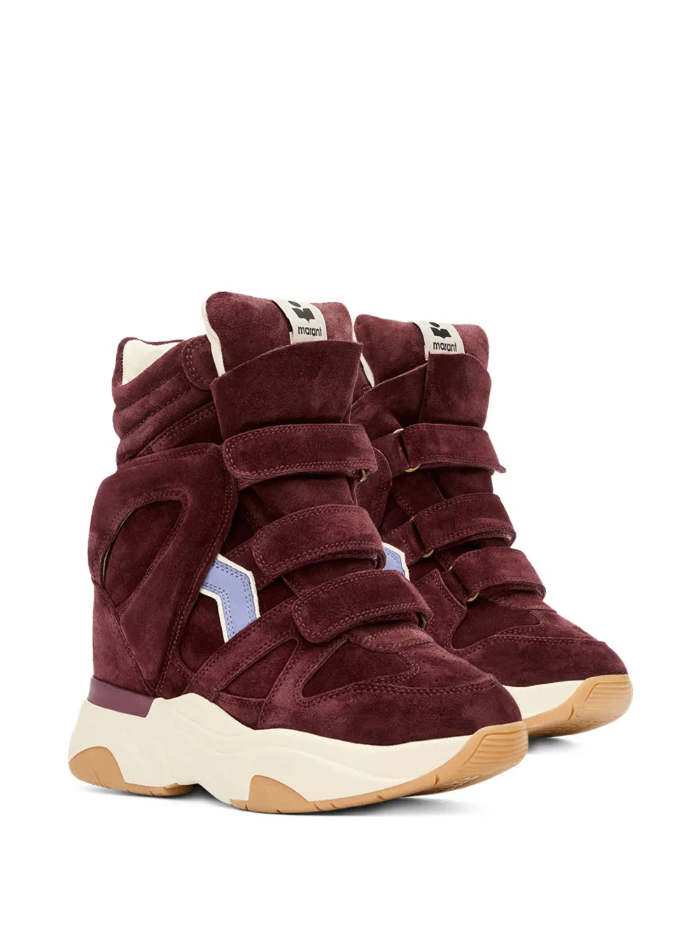 ISABEL MARANT Balskee Suede Panelled Wedge