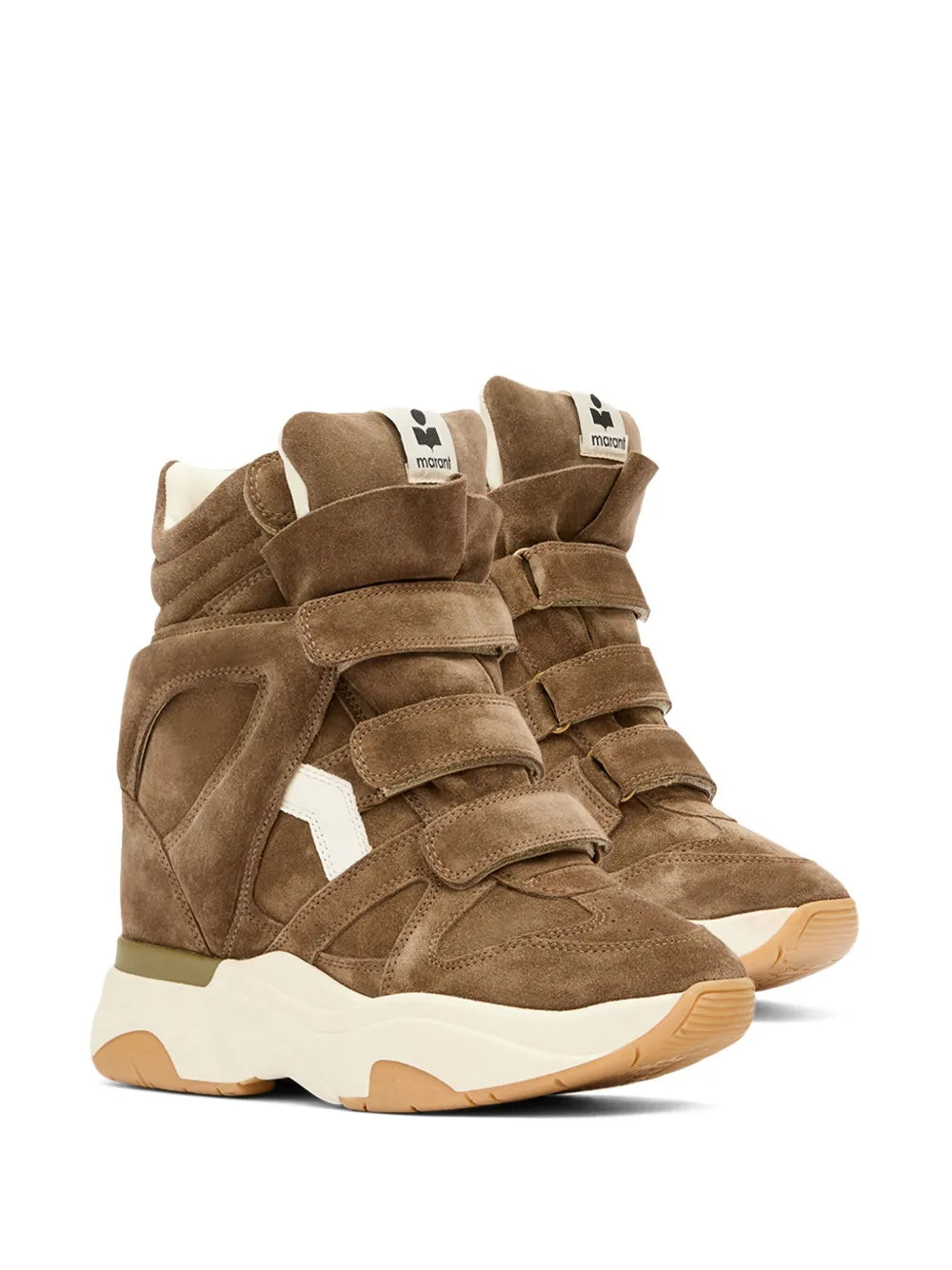 ISABEL MARANT Balskee Suede Wedge High-Top