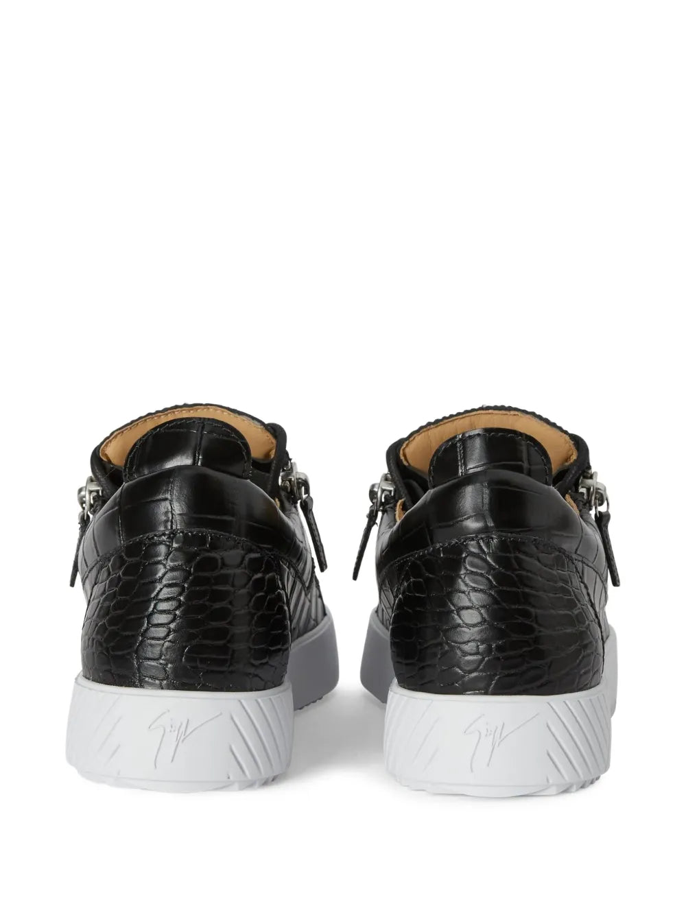 Giuseppe Zanotti Frankie Double-Zip Low-Top Sneakers