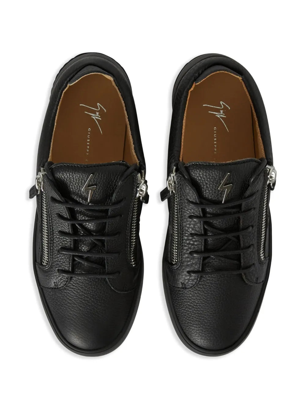 Giuseppe Zanotti Frankie Double-Zip Low-Top Sneakers