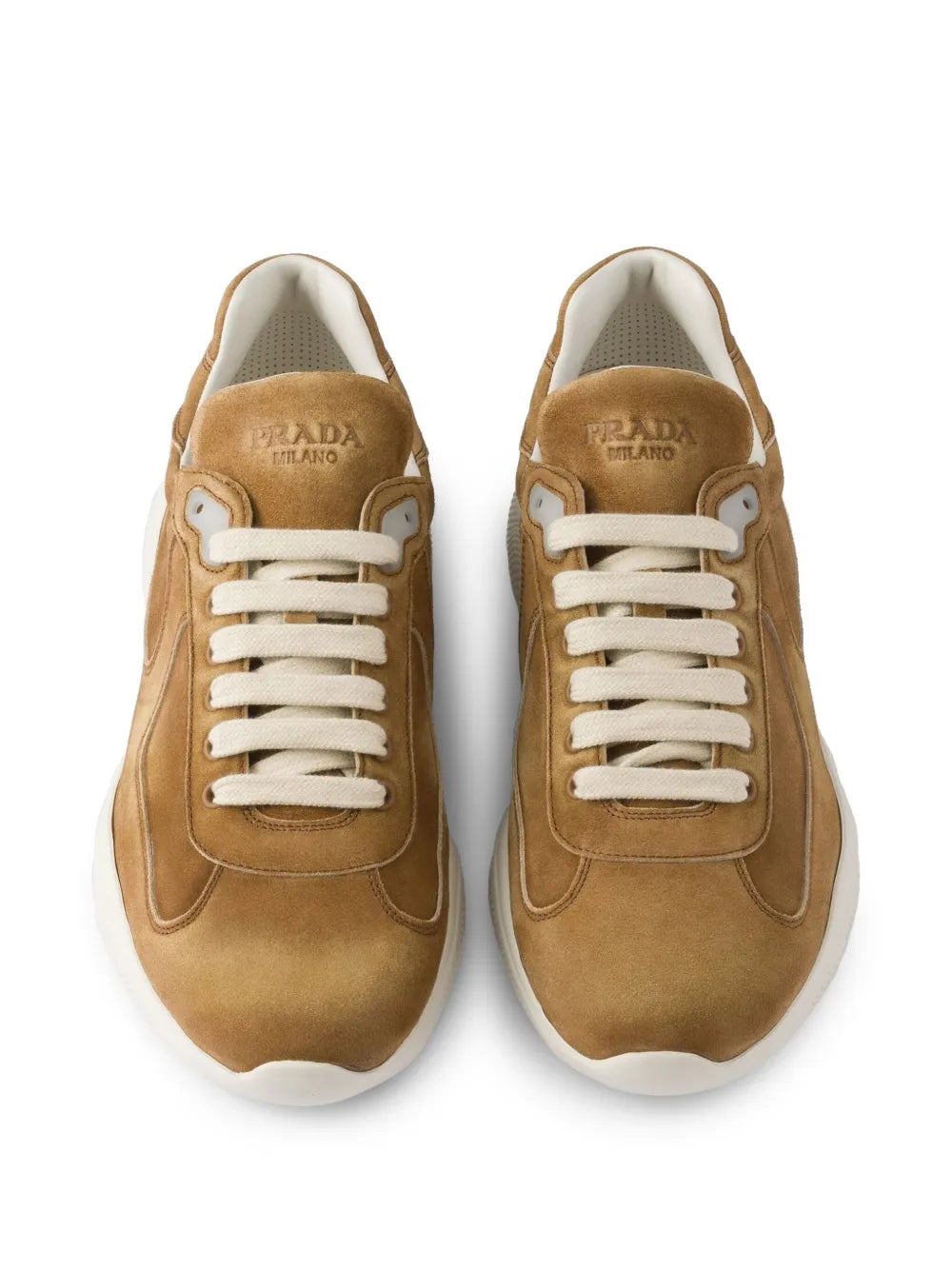 Prada Americas Cup Suede Sneakers