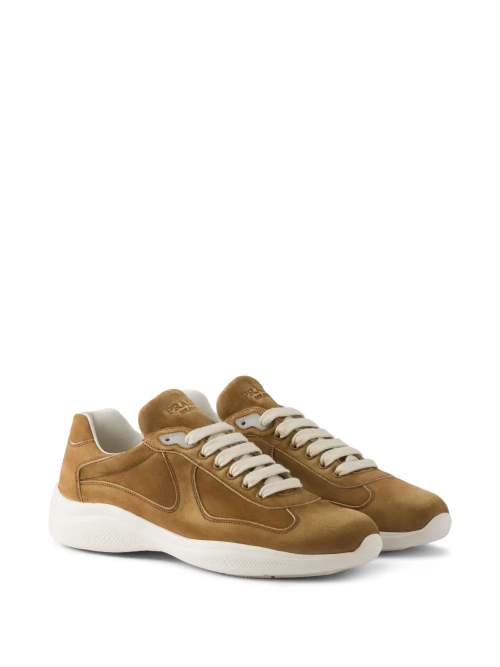 Prada Americas Cup Suede Sneakers