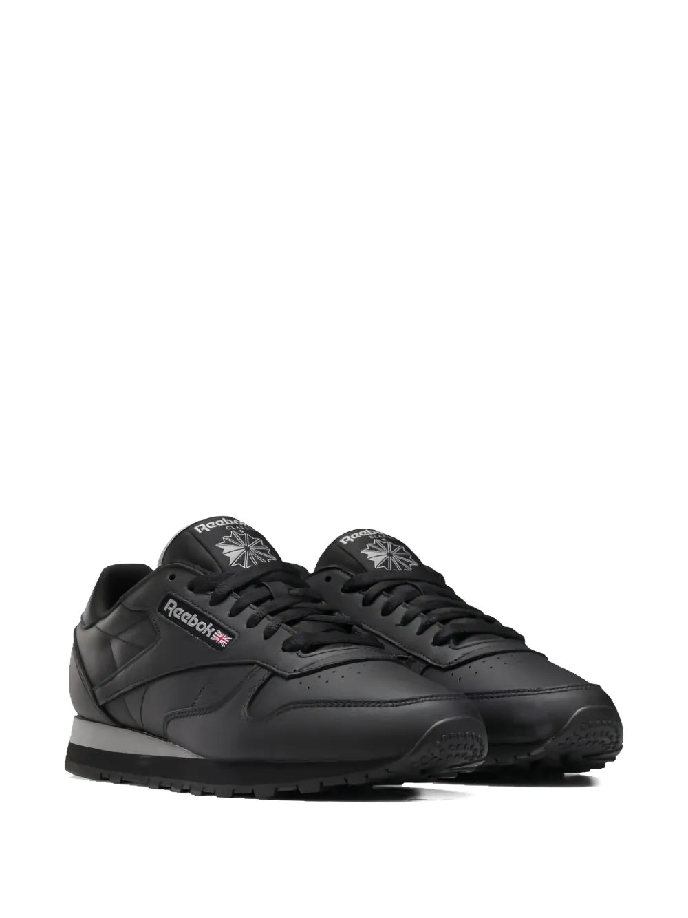 Reebok Classic Leather Core Black Pure Grey Trainers