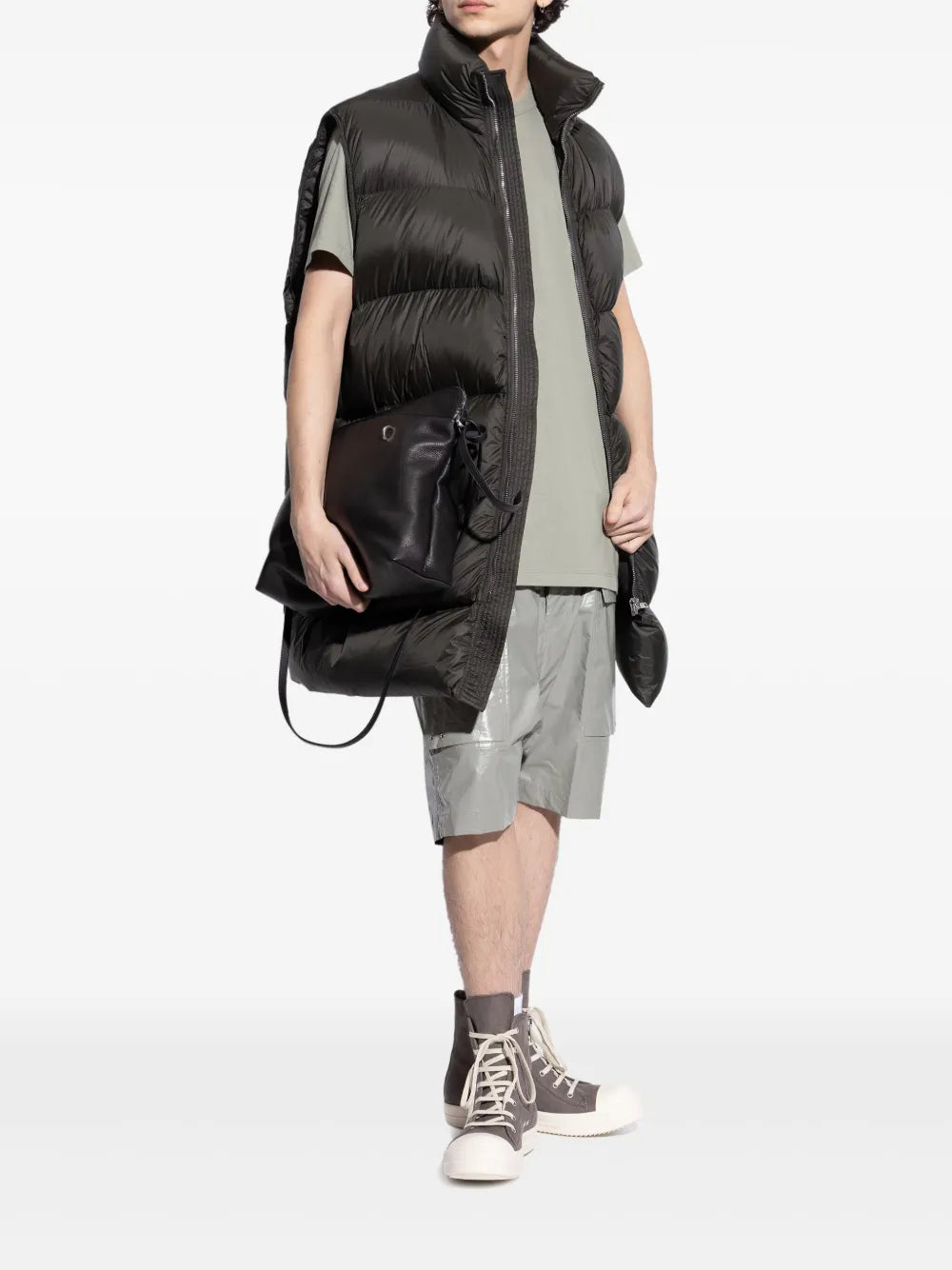 Rick Owens Brushed-Finish Sneakers