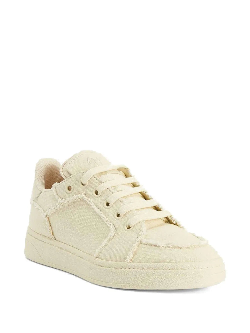 Giuseppe Zanotti Gz94 Frayed-Detail Lace-Up Low-Top Sneakers
