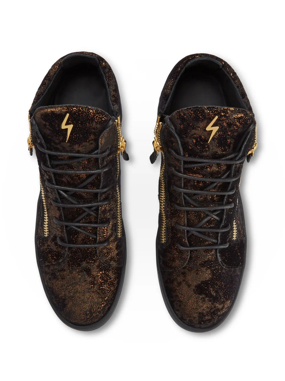 Giuseppe Zanotti Kriss Leather Mid-Top Sneakers